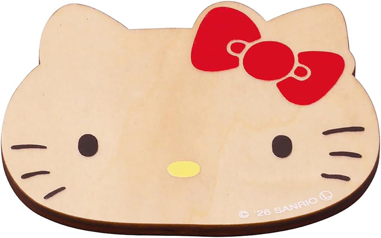 Amazon｜サンリオ (SANRIO) ハローキティ コースター 木製 ダイカット